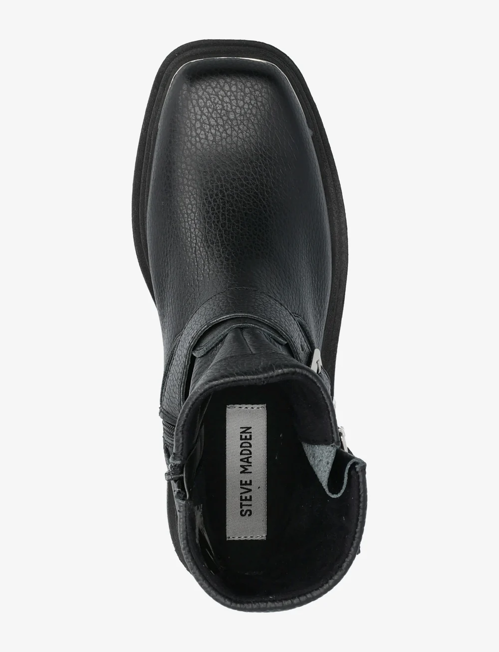 Steve Madden - Choice Biker Boots - bottines plates - black leather - 3