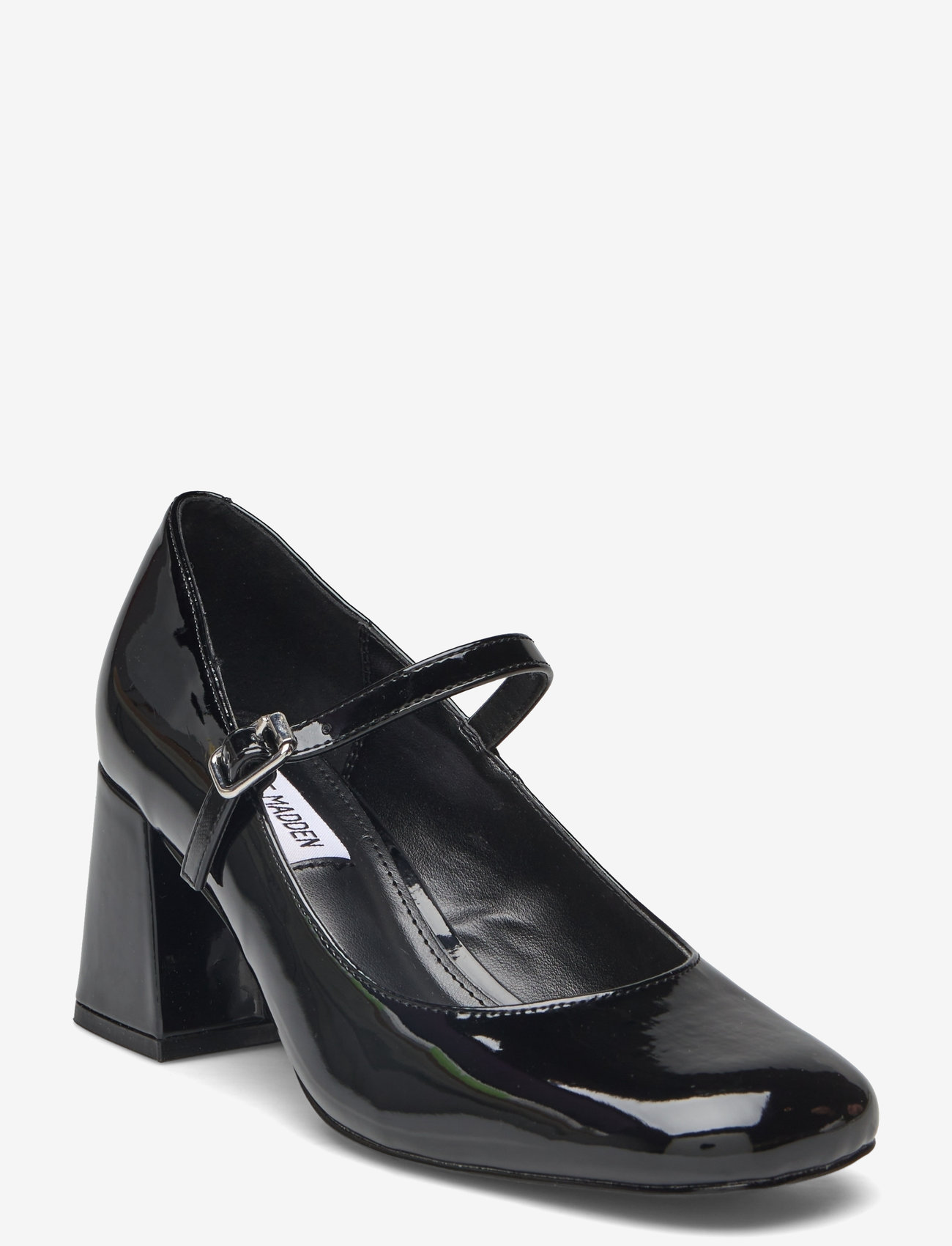 Steve Madden - Pep Talk Heeled Sandal - black patent - 0
