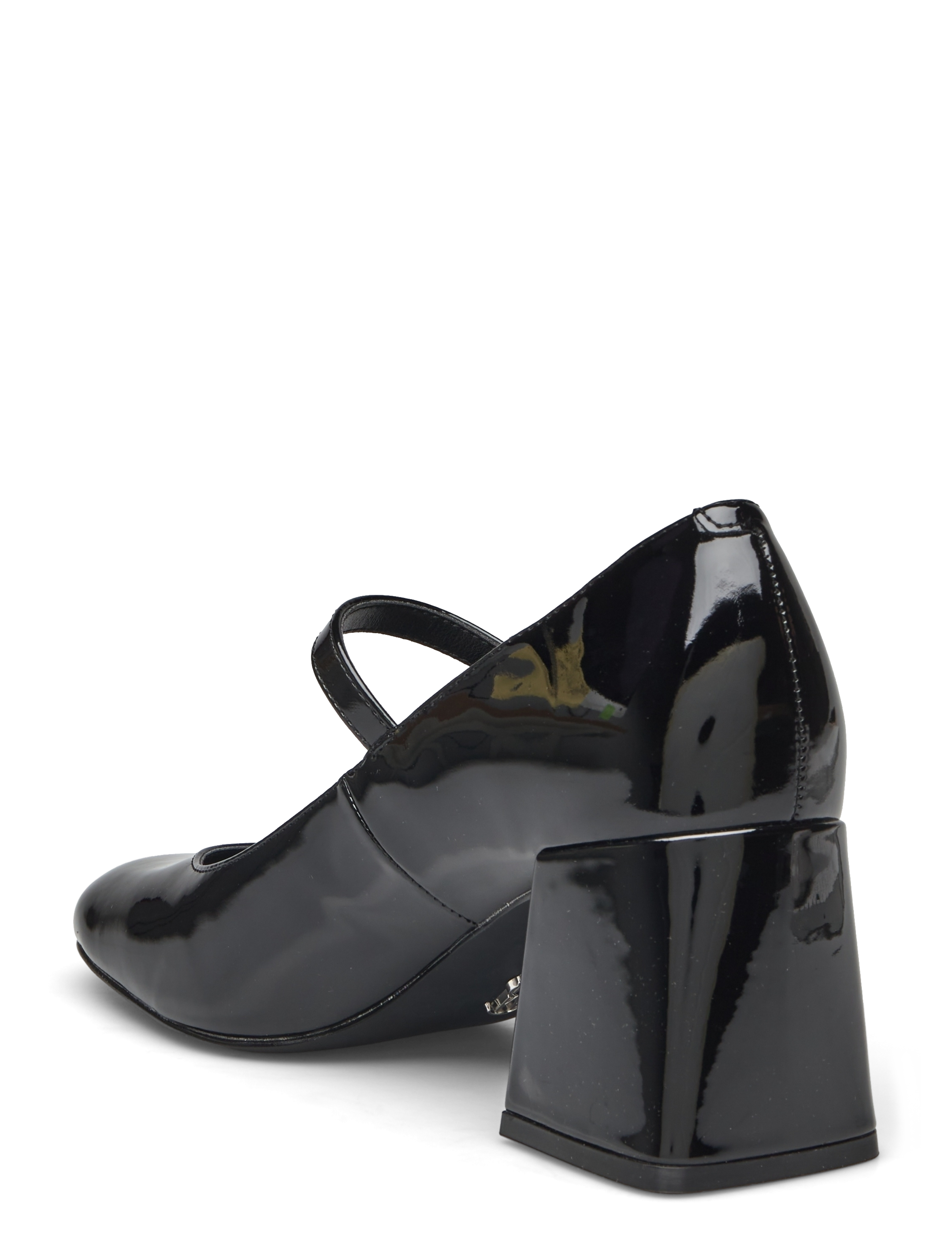 Steve Madden - Pep Talk Heeled Sandal - black patent - 2
