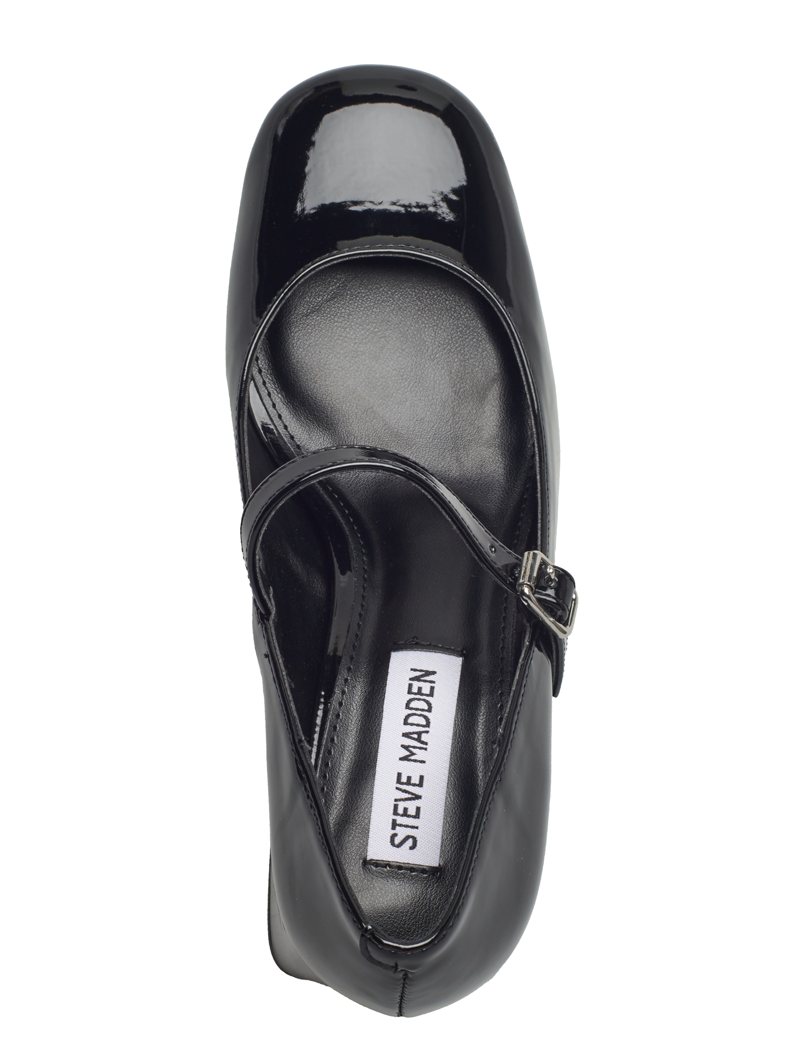 Steve Madden - Pep Talk Heeled Sandal - black patent - 3