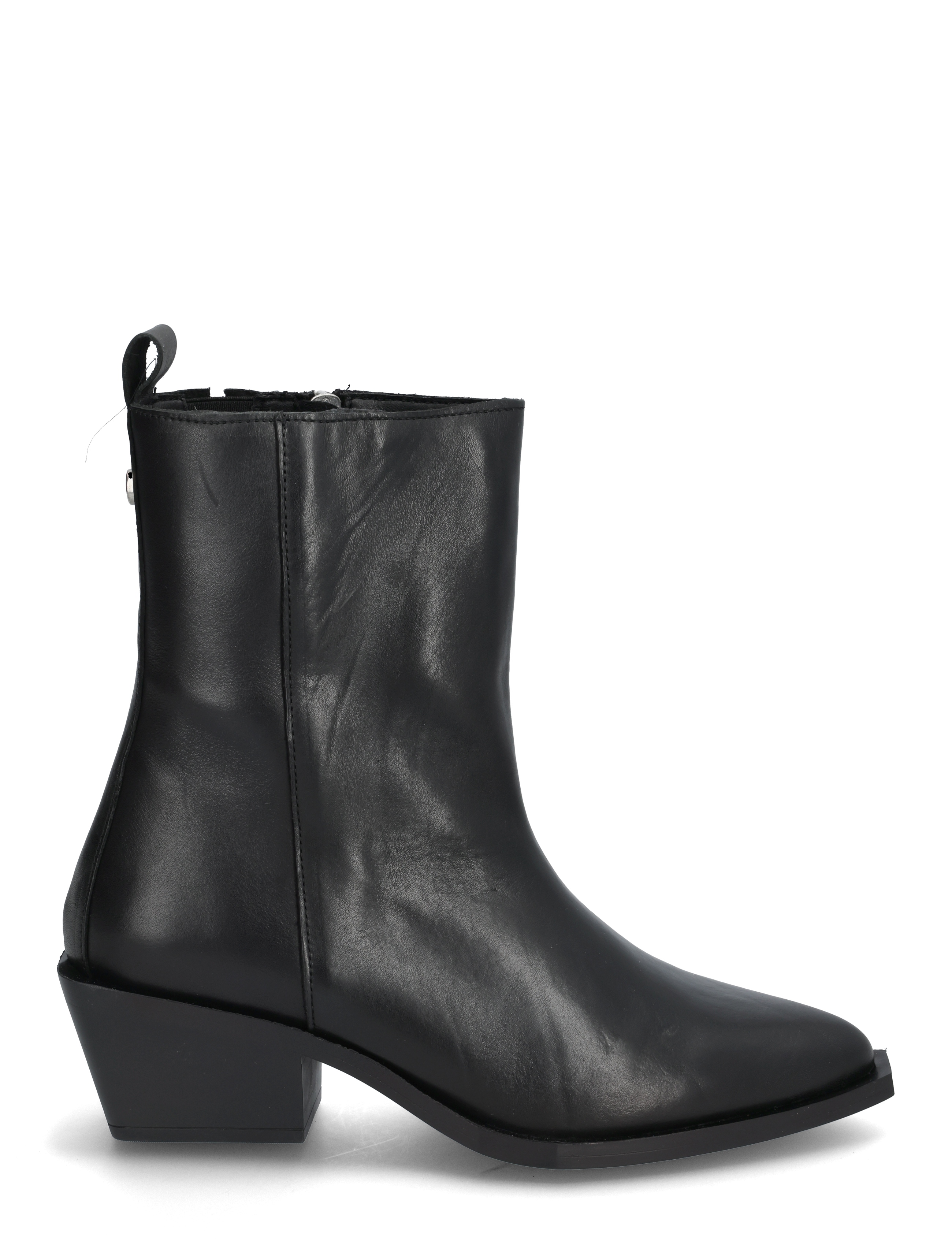 Steve Madden - Xylena Booties - høye hæler - black leather - 1