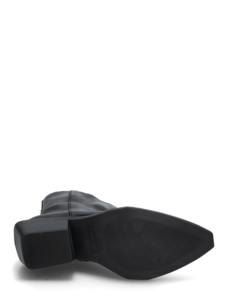 Steve Madden - Xylena Booties - heeled ankle boots - black leather - 4