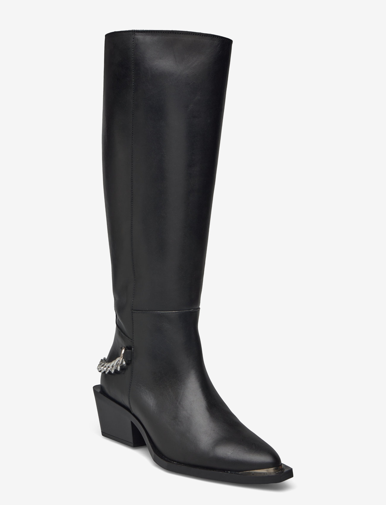 Steve Madden - Xayenne Boots - knee high boots - black leather - 0