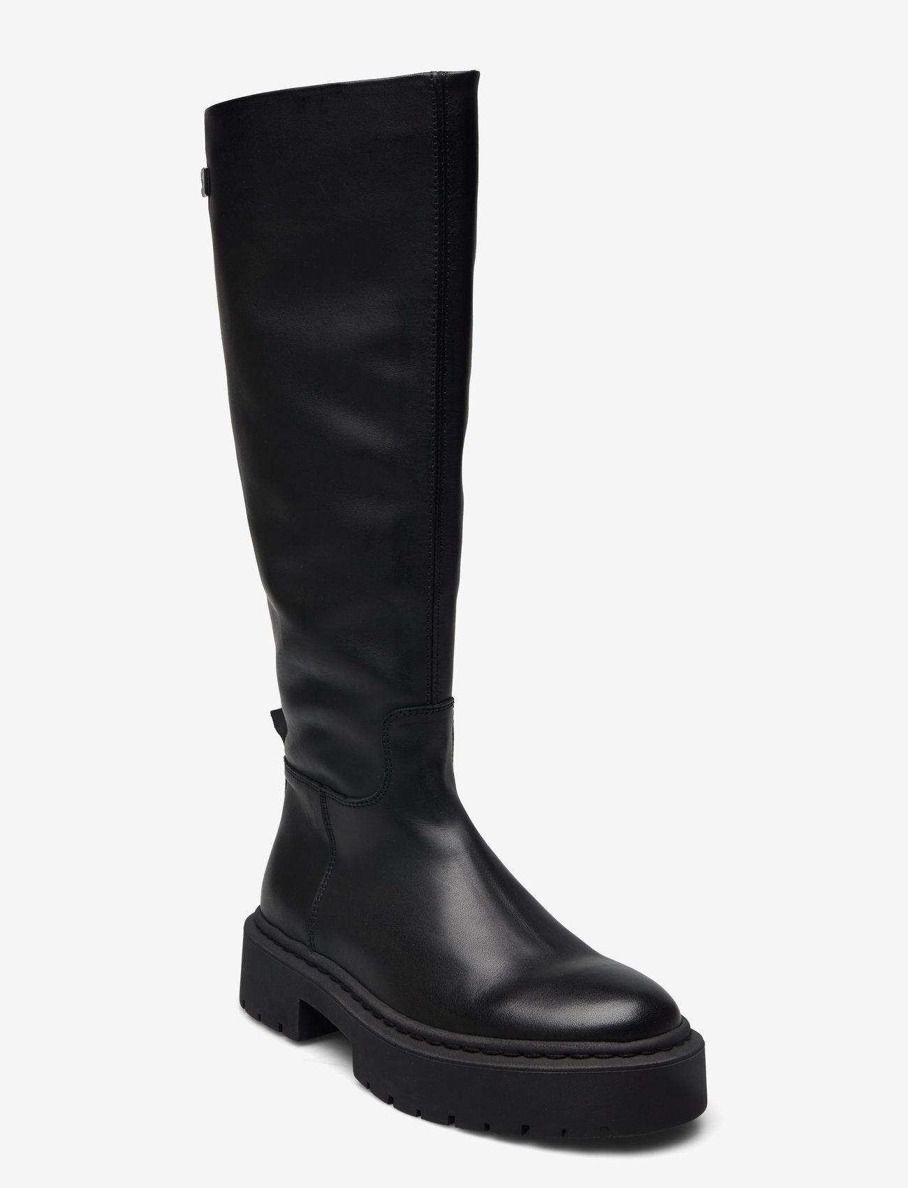 Steve Madden - Galina Boots - pika säärega saapad - black leather - 0
