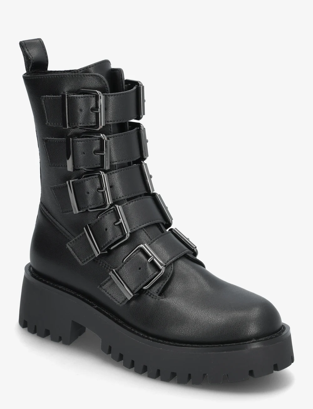 Steve Madden Director Biker Boots Flat ankle boots Boozt