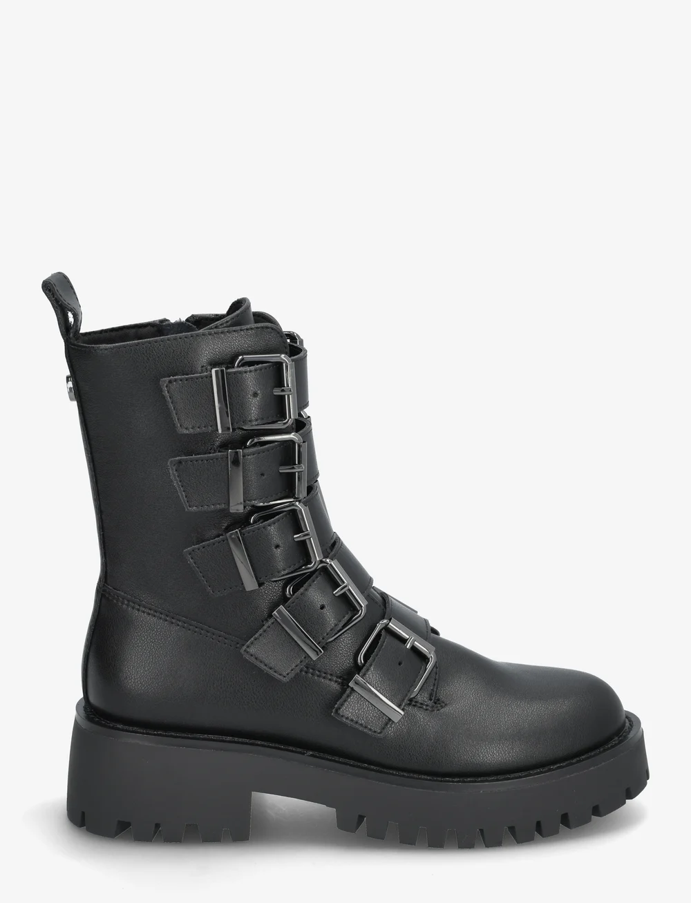 Steve Madden - Director Biker Boots - flache stiefeletten - blk action leather - 1