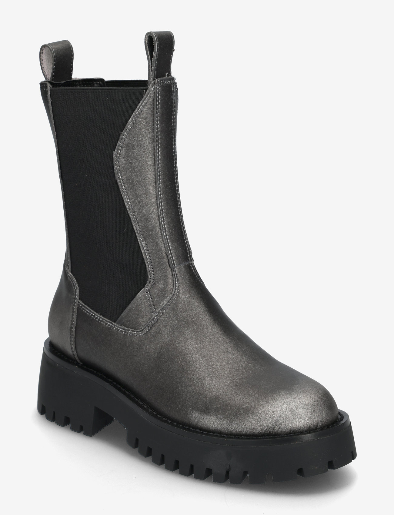 Steve Madden - Disclose Ankle Boots - chelsea boots - pewter distressed leather - 0