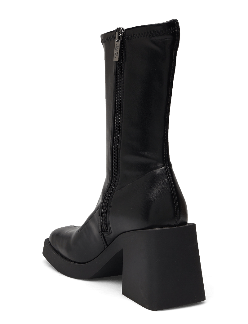 Steve Madden Plateau Stiefeletten Leder Schwarz Kloe Boots BLACK