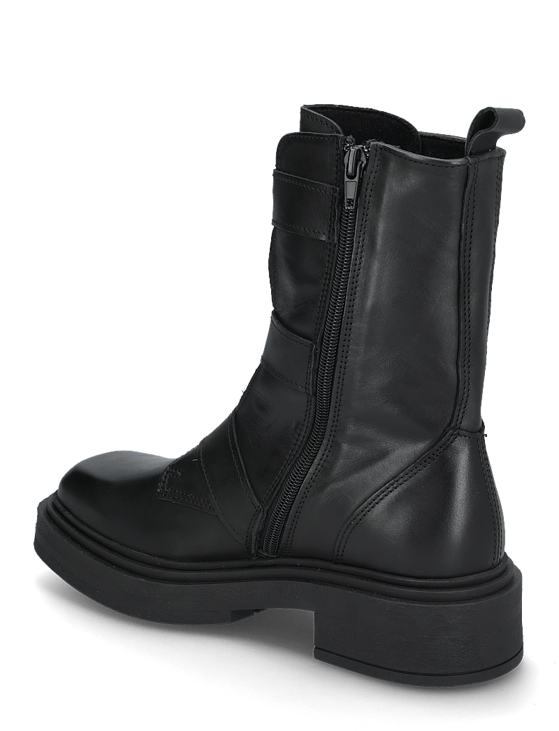 Steve Madden - Clipper Boots - madalad poolsaapad - black leather - 2