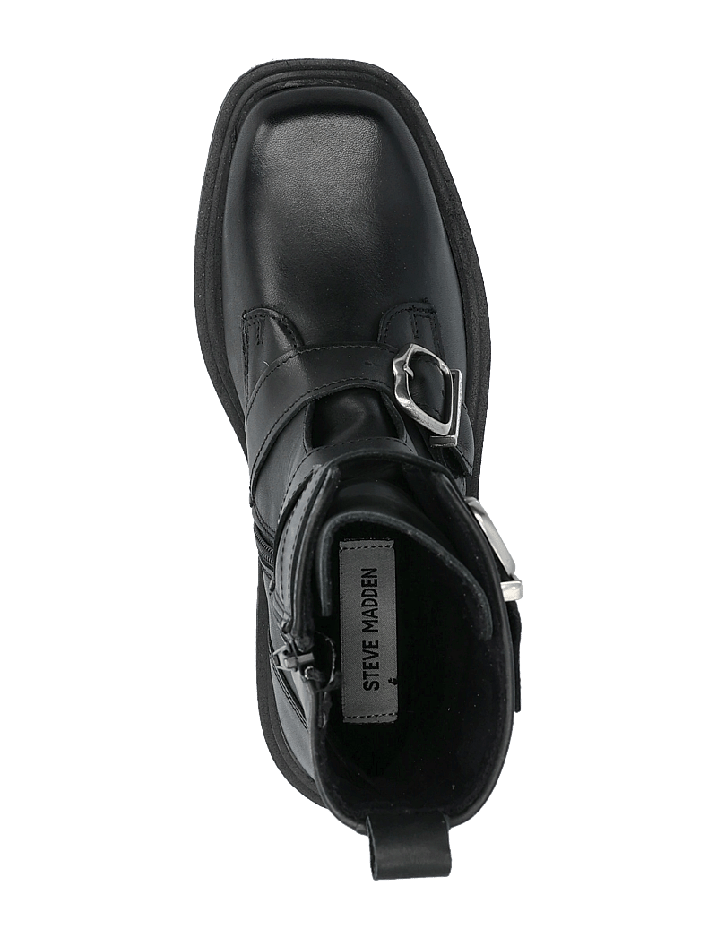 Steve Madden - Clipper Boots - madalad poolsaapad - black leather - 3