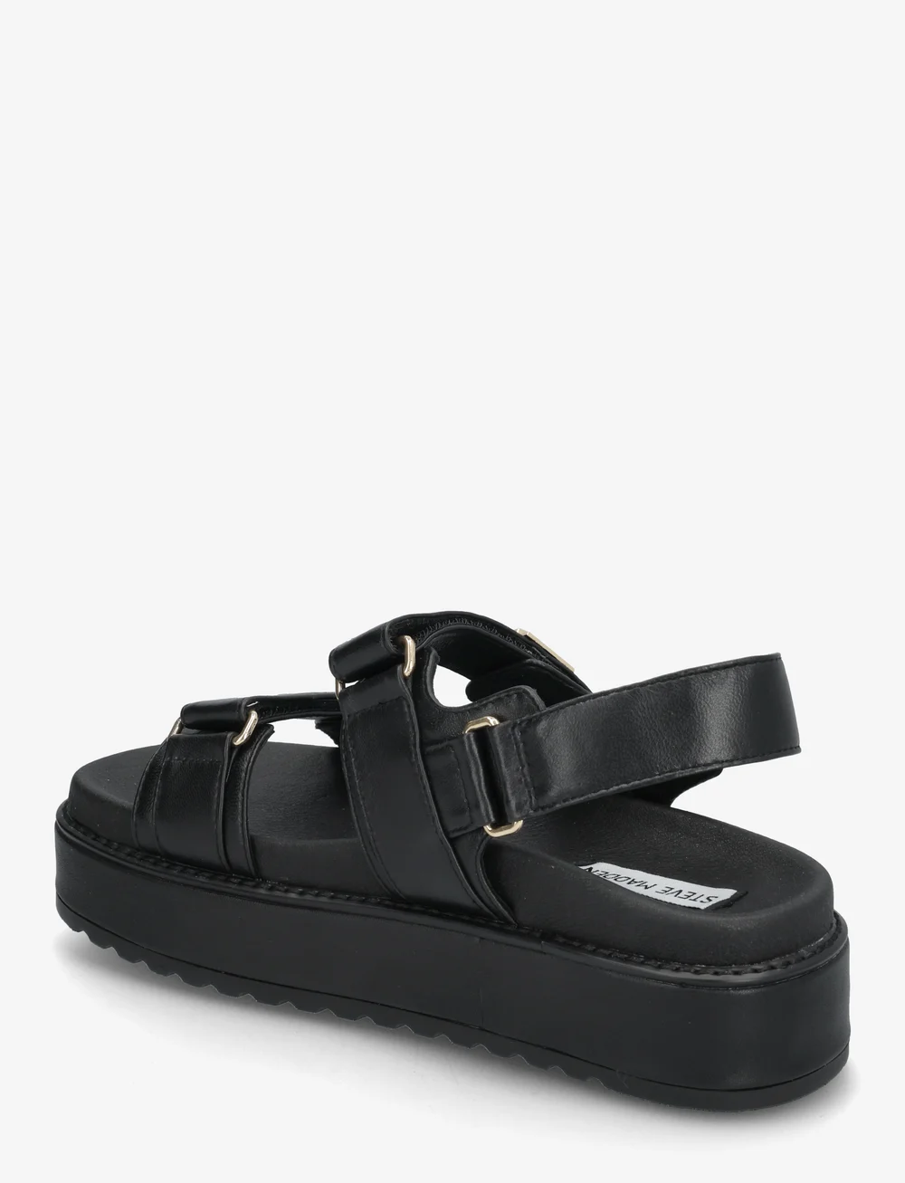 Steve Madden - Bigmona Sandal (LEATHER) - plateau-sandalen - black leather - 2