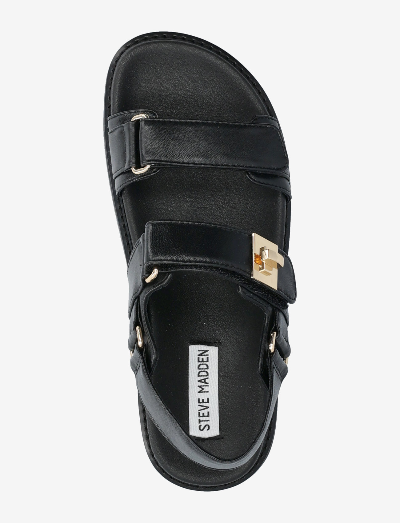Steve Madden - Bigmona Sandal (LEATHER) - platformsandaler - black leather - 3