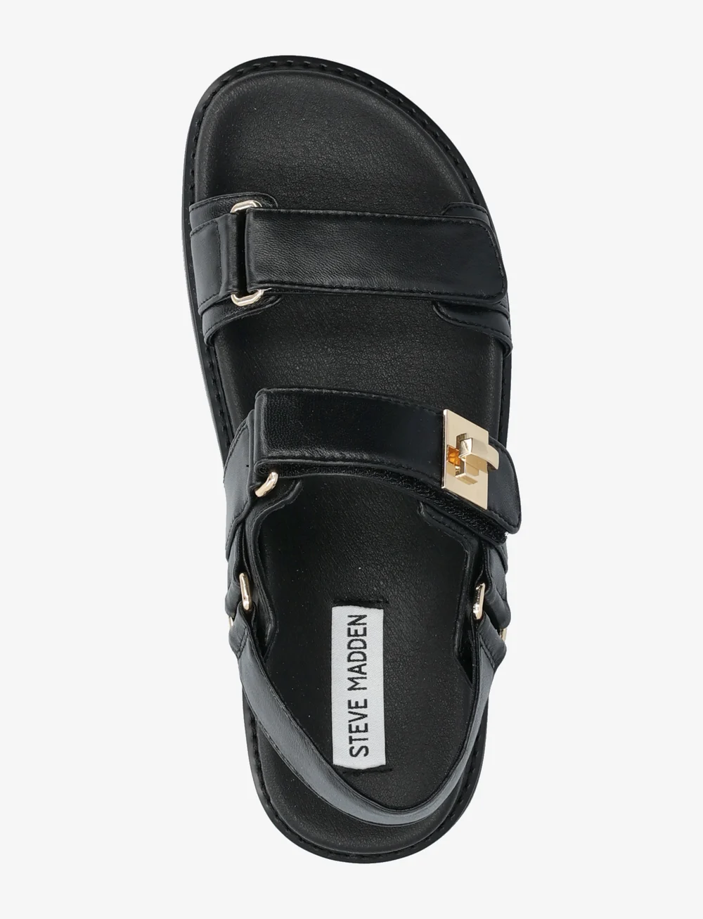 Steve Madden - Bigmona Sandal (LEATHER) - plateau-sandalen - black leather - 3