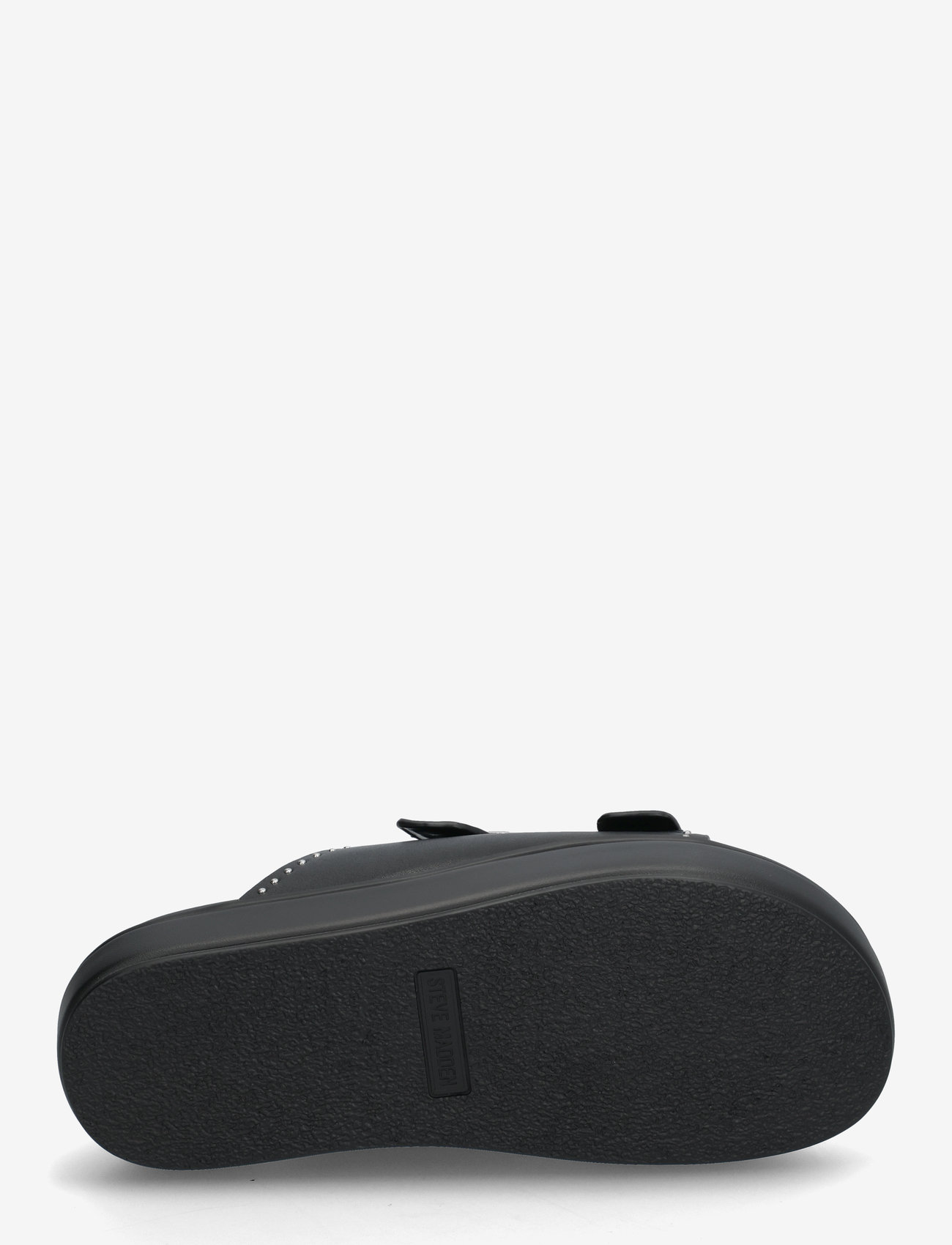 Steve Madden - Freelance Slides - flat sandals - blk action leather - 4