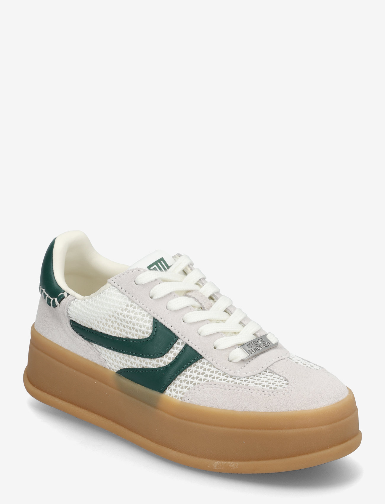Steve Madden - Off-Track Sneakers - lave sneakers - white/green - 0
