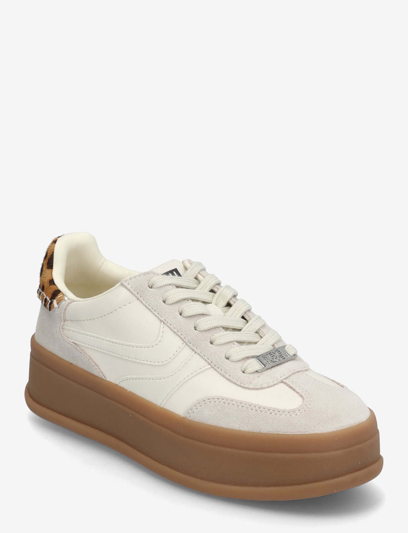 Steve Madden - Off-Track Sneakers - lave sneakers - white/leo - 0
