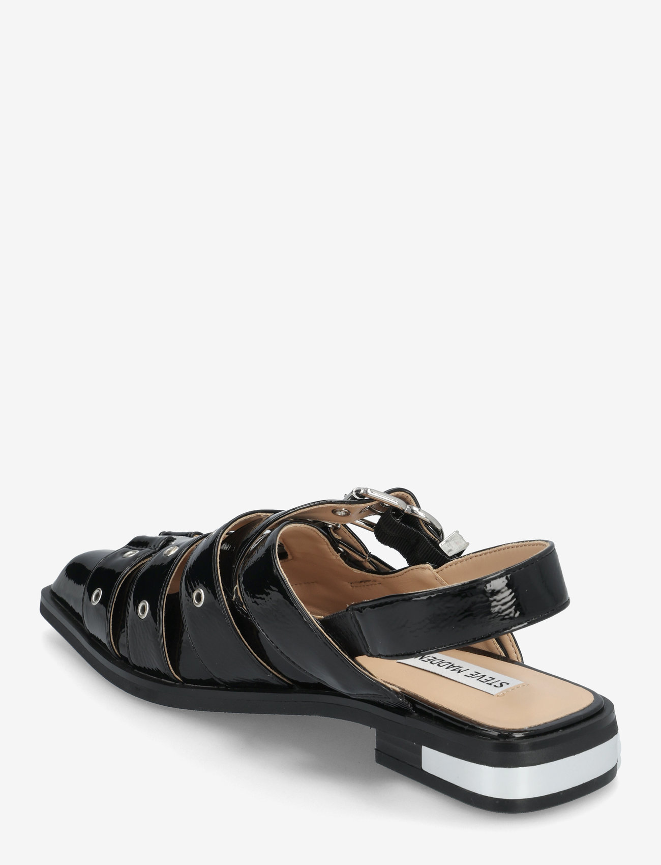 Steve Madden - Gari Sandals - zempapēžu sandales - black crinkle - 2