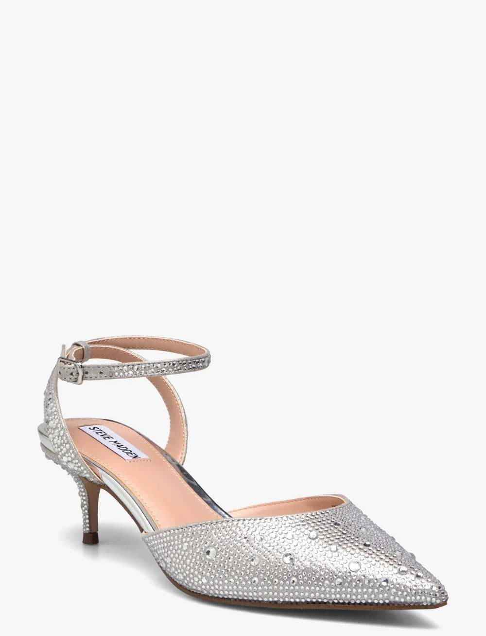 Steve Madden - Kittie-R Heeled Sandals - slingbacks mit absatz - silver - 0