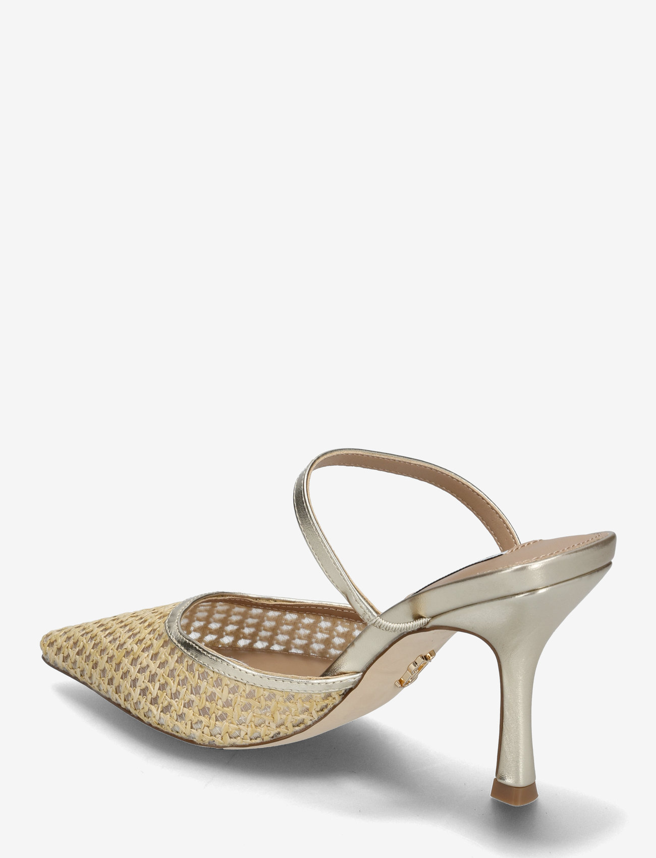Steve Madden - Brinley Heeled Sandals - sandaler med hæl - gold raffia - 2