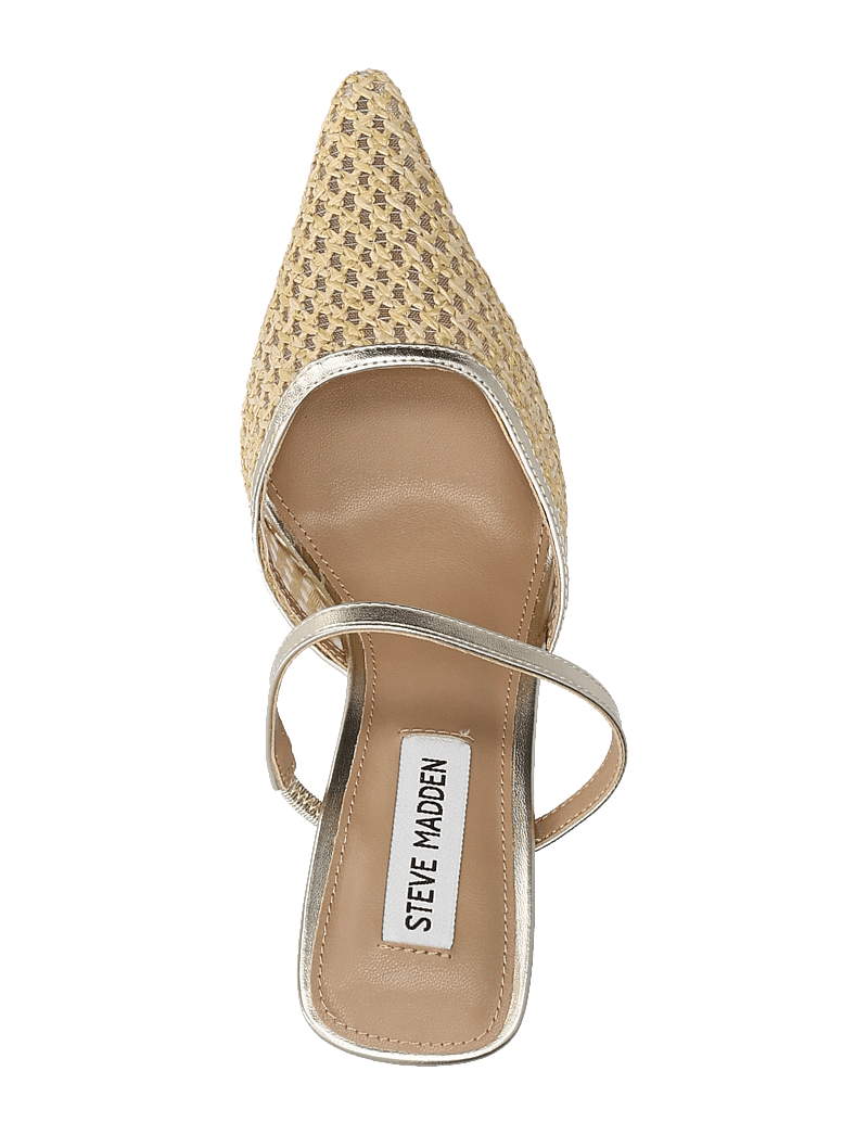 Steve Madden - Brinley Heeled Sandals - sandaletten - gold raffia - 3