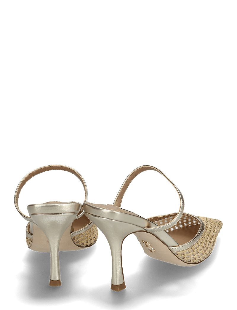 Steve Madden - Brinley Heeled Sandals - sandaletten - gold raffia - 4