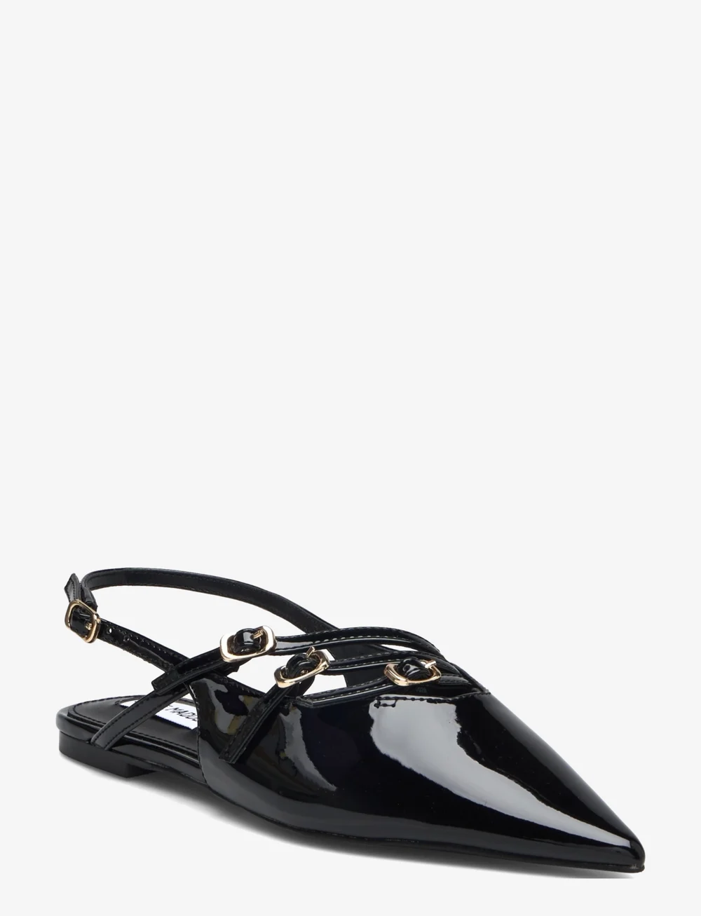 Steve Madden - Cianna Sandal - platta slingbacks - black patent - 0