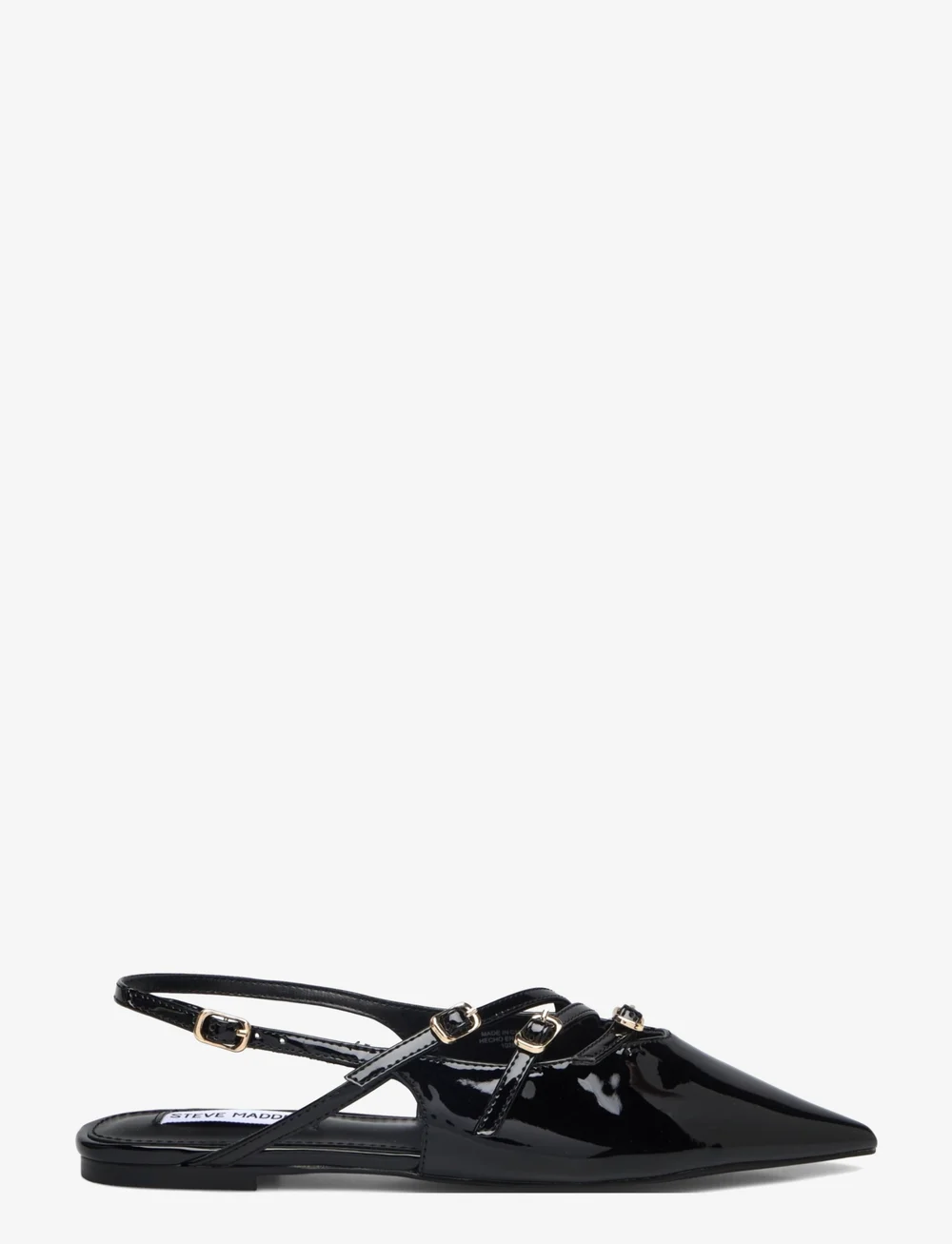 Steve Madden - Cianna Sandal - platta slingbacks - black patent - 1