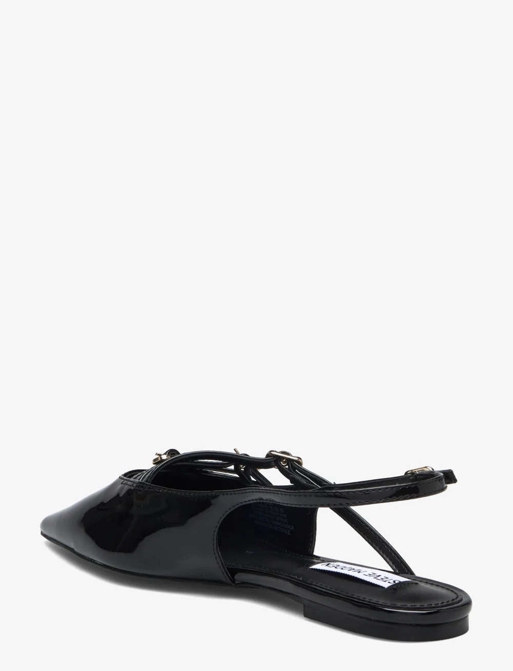 Steve Madden - Cianna Sandal - platta slingbacks - black patent - 2