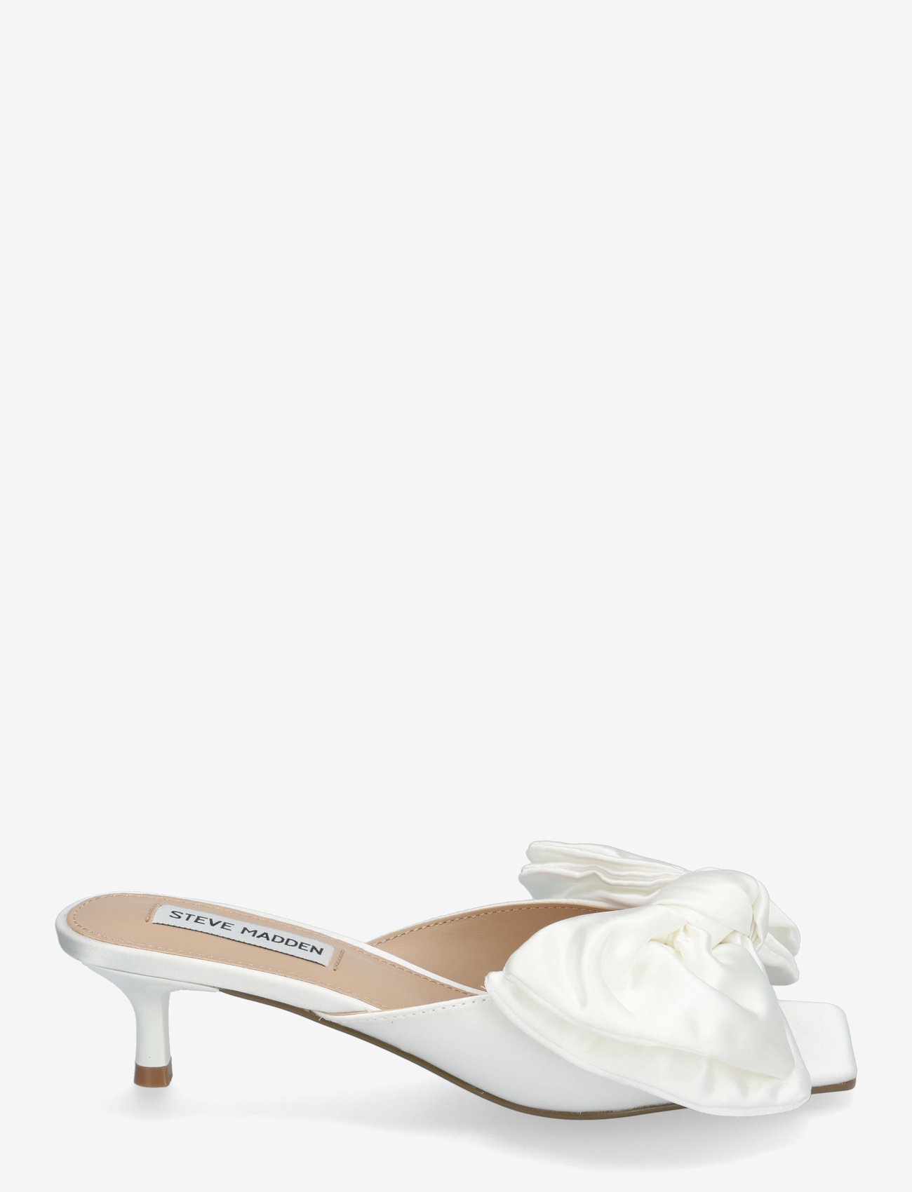 Steve Madden - Kit Heeled Sandals - pantoletten mit absätzen - ivory satin - 1