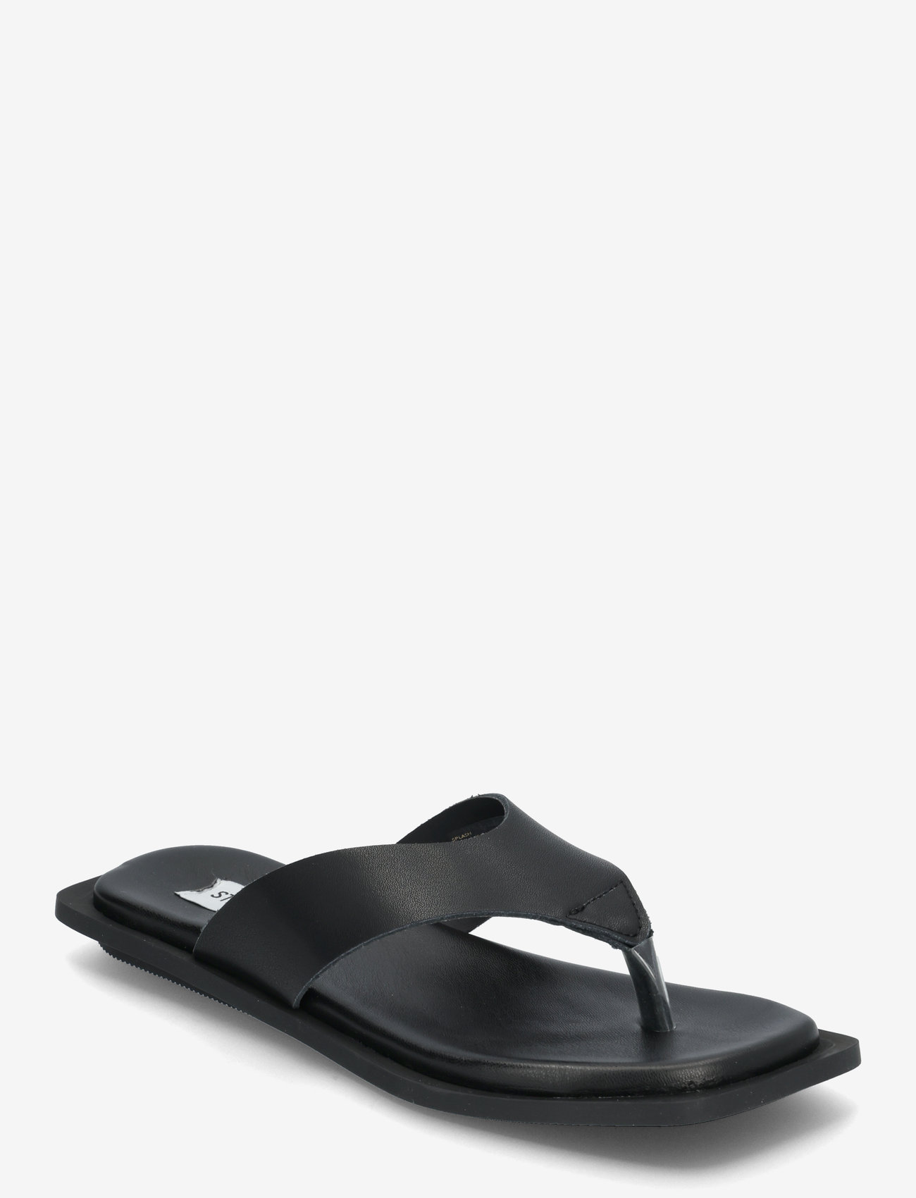 Steve Madden - Splash Sandals - flat sandals - black leather - 0