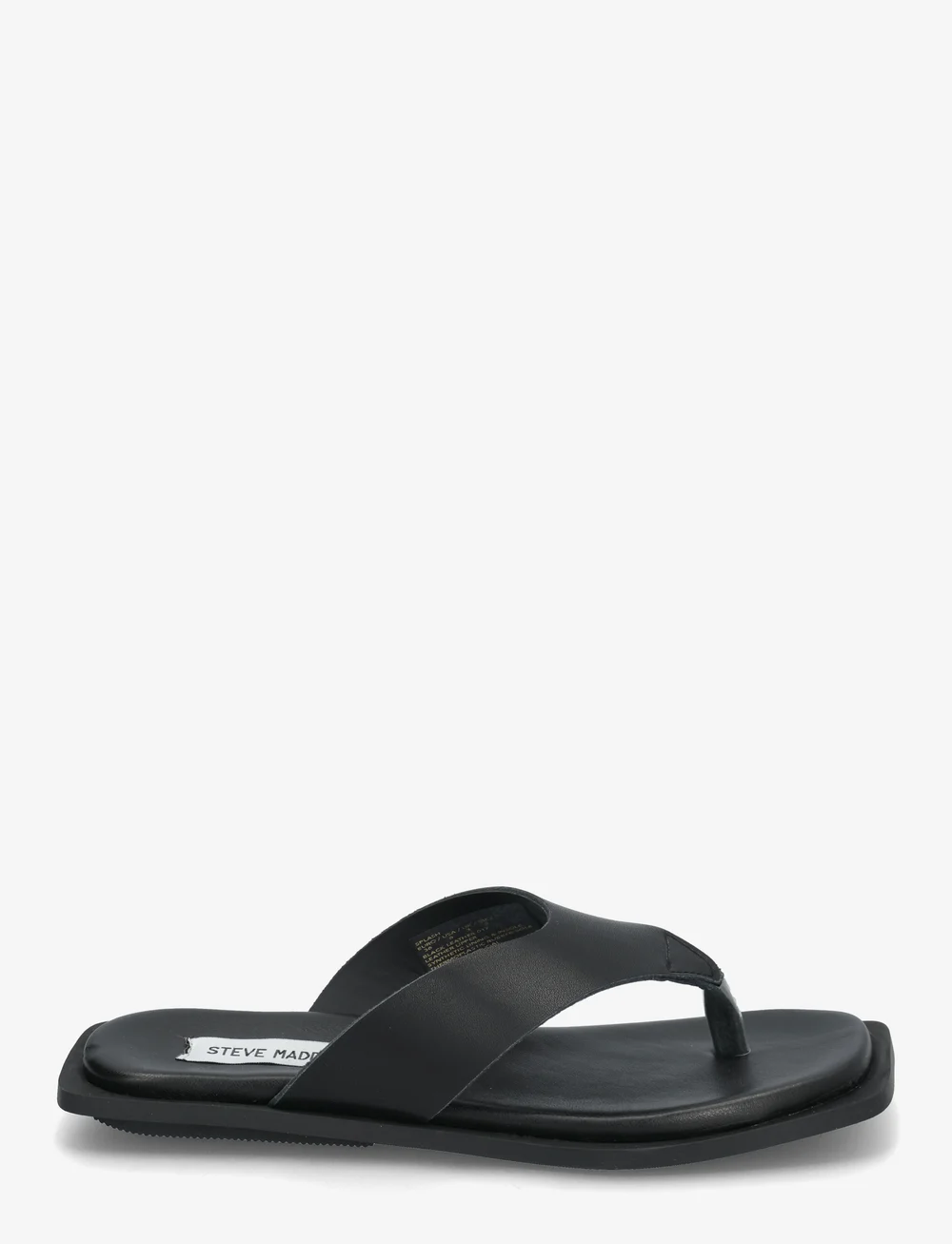 Steve Madden - Splash Sandals - flat sandals - black leather - 1