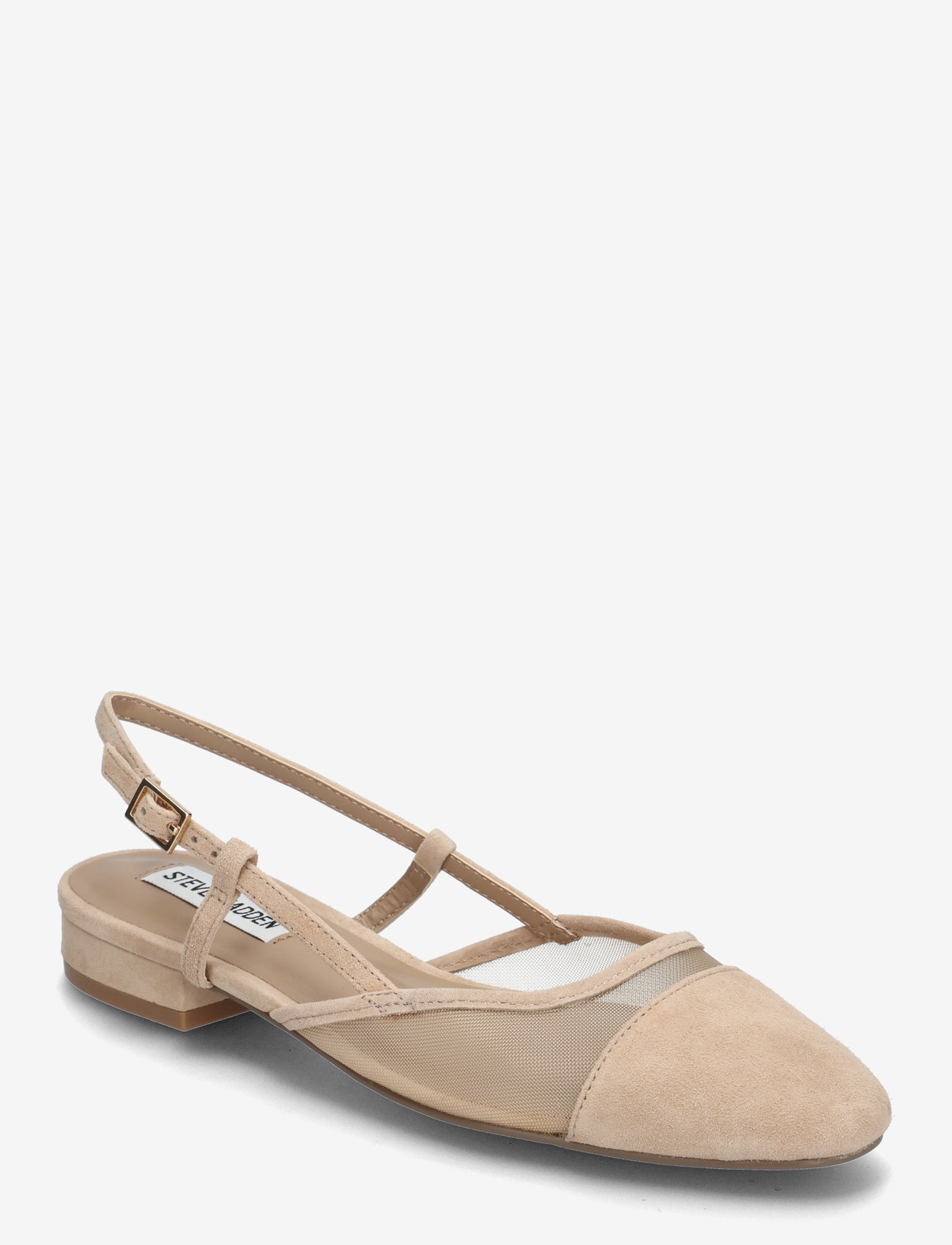 Steve Madden - Belinda-M - flade slingbacks - tan suede - 1