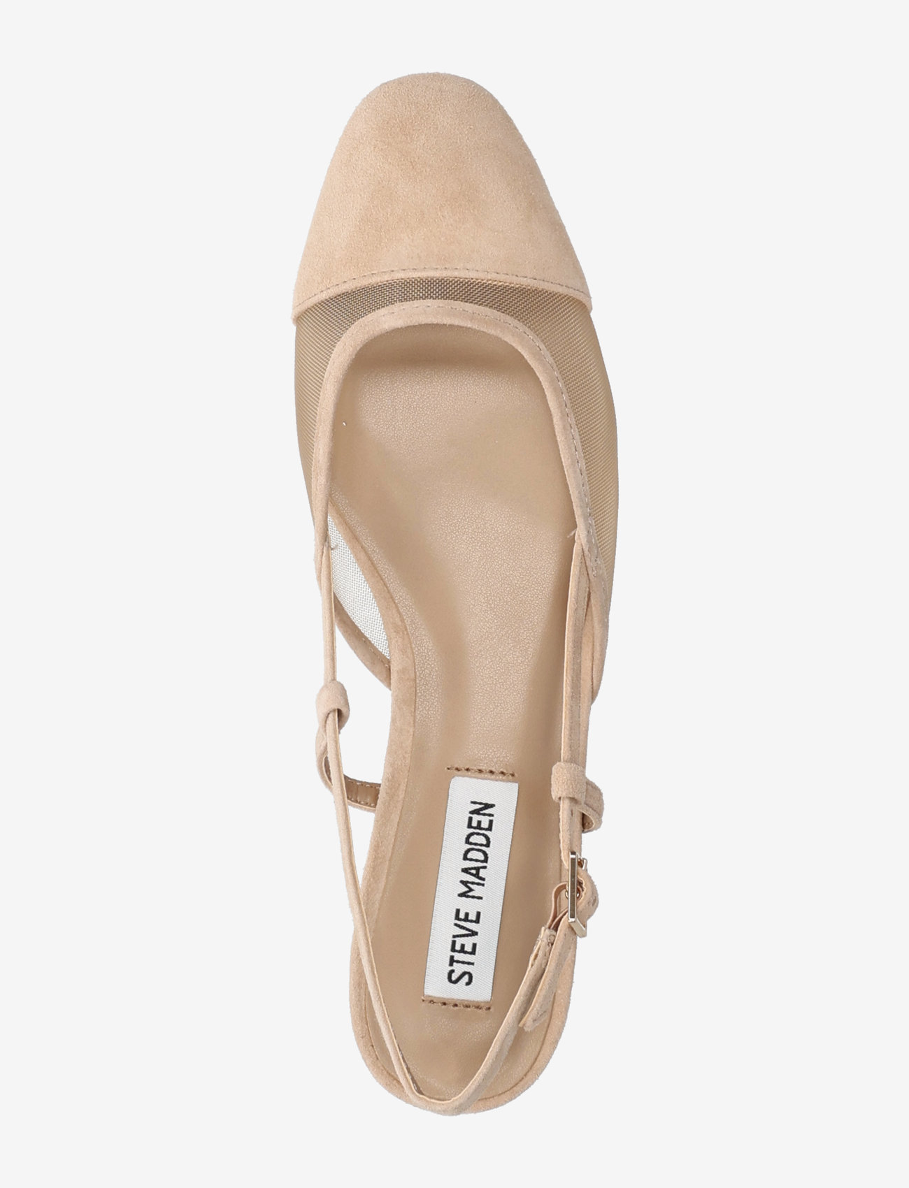 Steve Madden - Belinda-M - flade slingbacks - tan suede - 4