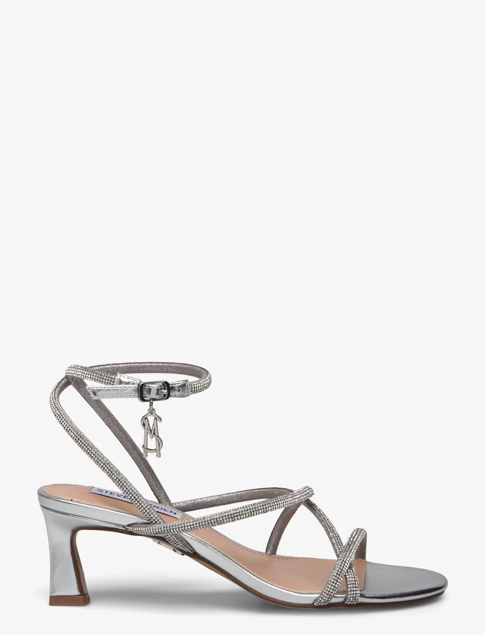 Steve Madden - Nerissa Heeled Sandal - sandaletten - silver - 1
