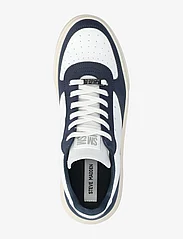 Steve Madden - Brent Sneaker - laisvalaikio batai žemu aulu - white/navy - 3
