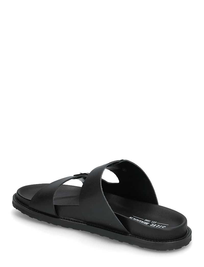 Steve Madden - Magnus Slides - sandaler - black leather - 2