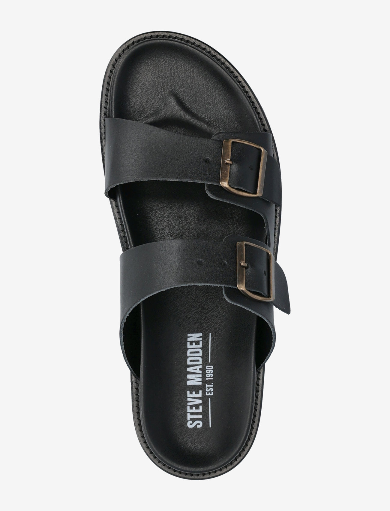 Steve Madden - Magnus Slides - herren - black leather - 3