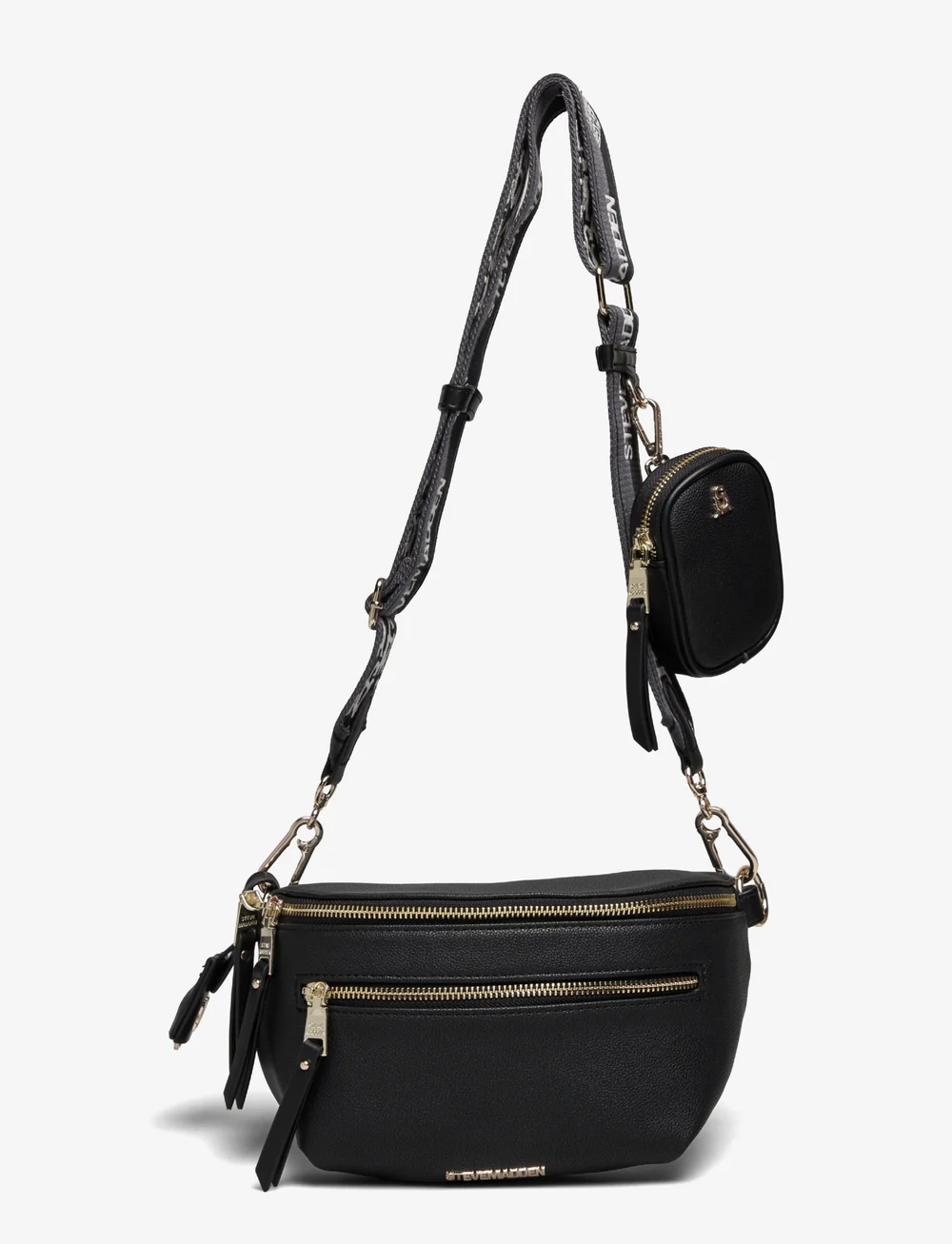Small black steve madden purse shop