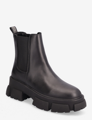 Tunnel Bootie - BLACK LEATHER