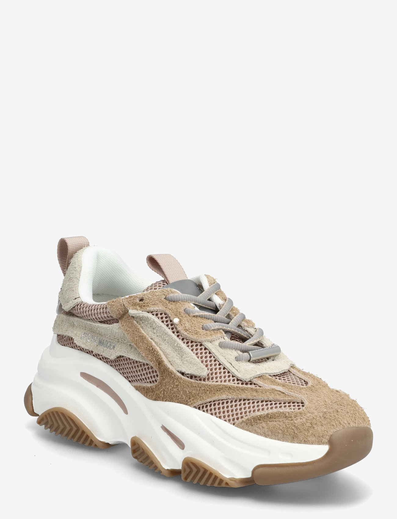 Steve Madden - Possession-E - chunky sneakers - oatmeal suede - 0