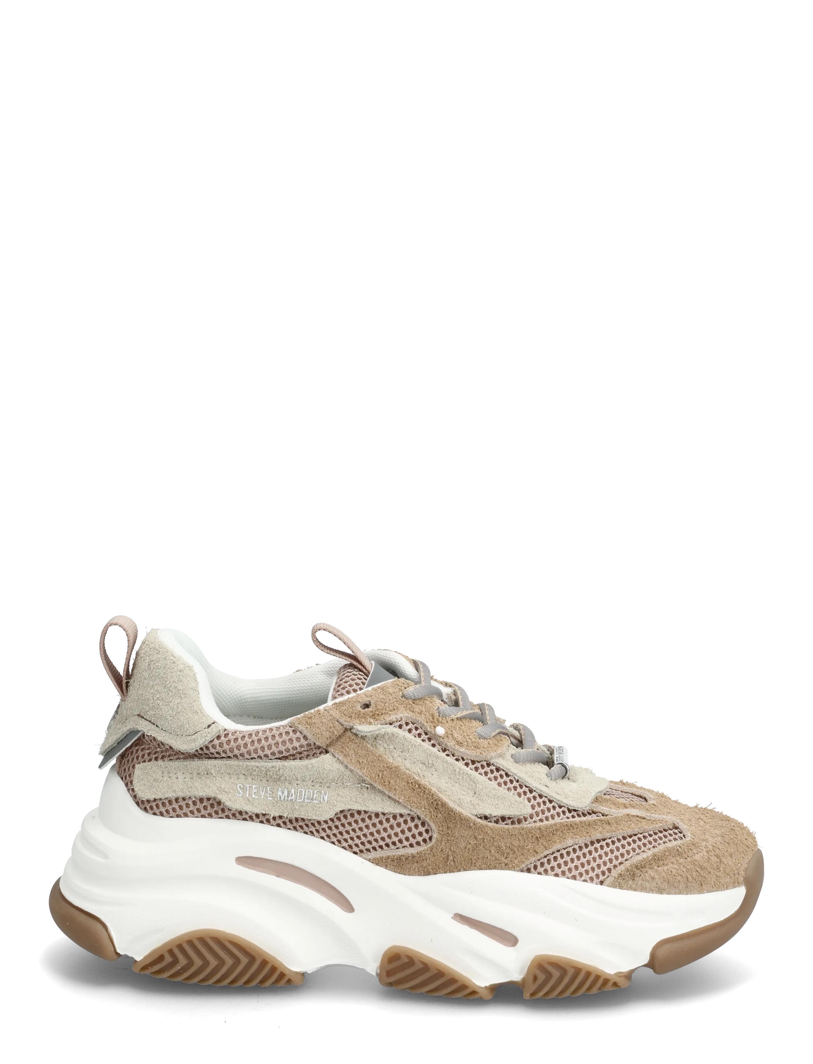 Steve Madden - Possession-E - chunky sneakers - oatmeal suede - 1