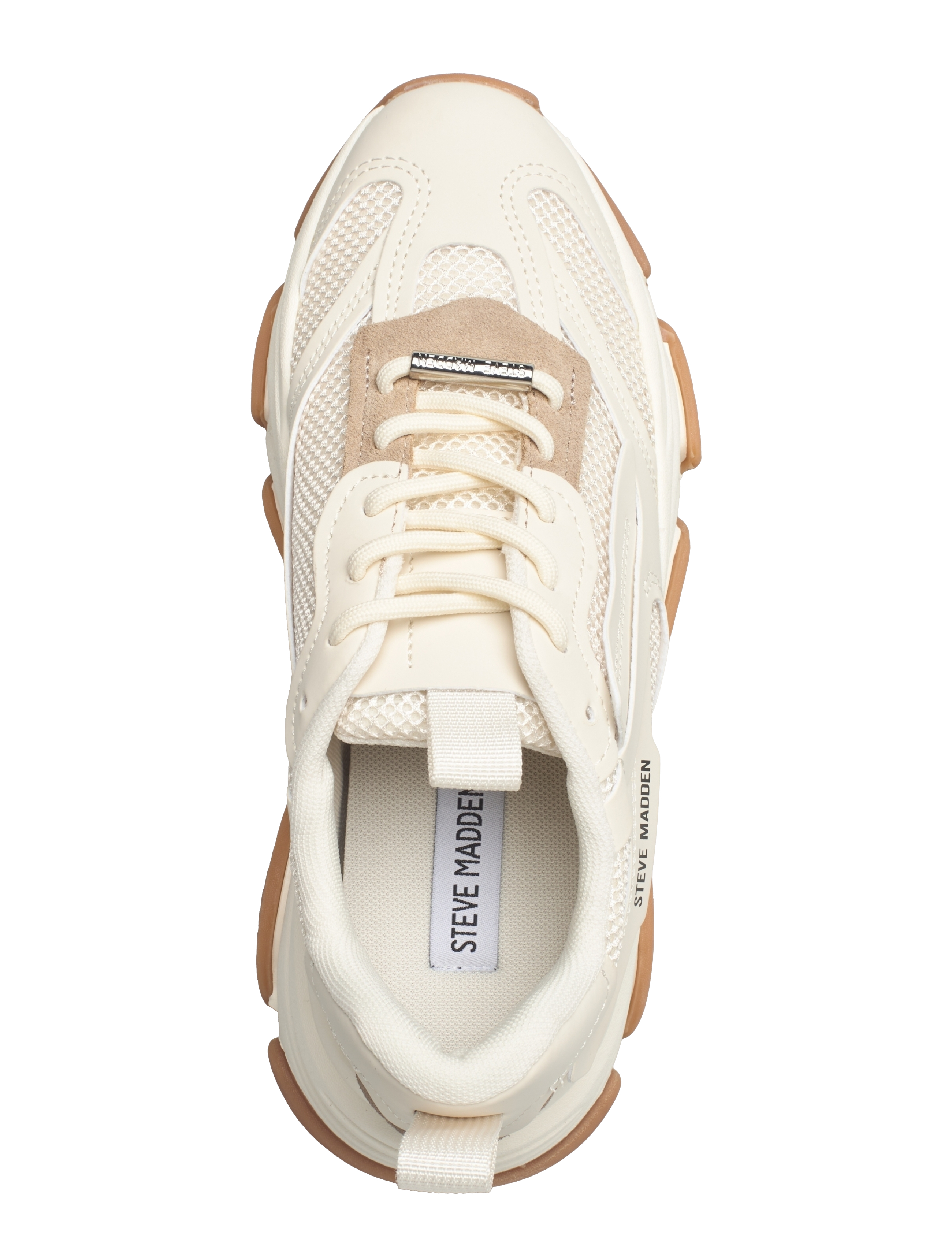 Steve Madden - Possession-E - chunky sneaker - white/gum - 3