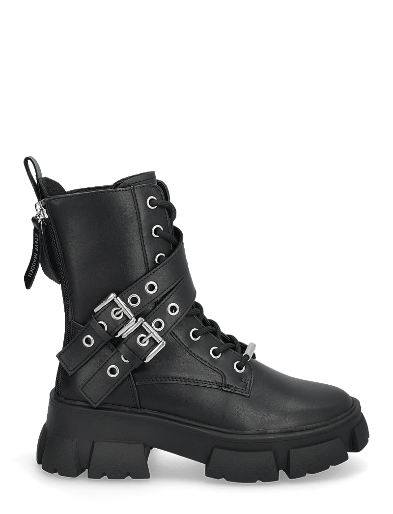 Steve Madden - Traction Bootie - paeltega saapad - blk action leather - 1