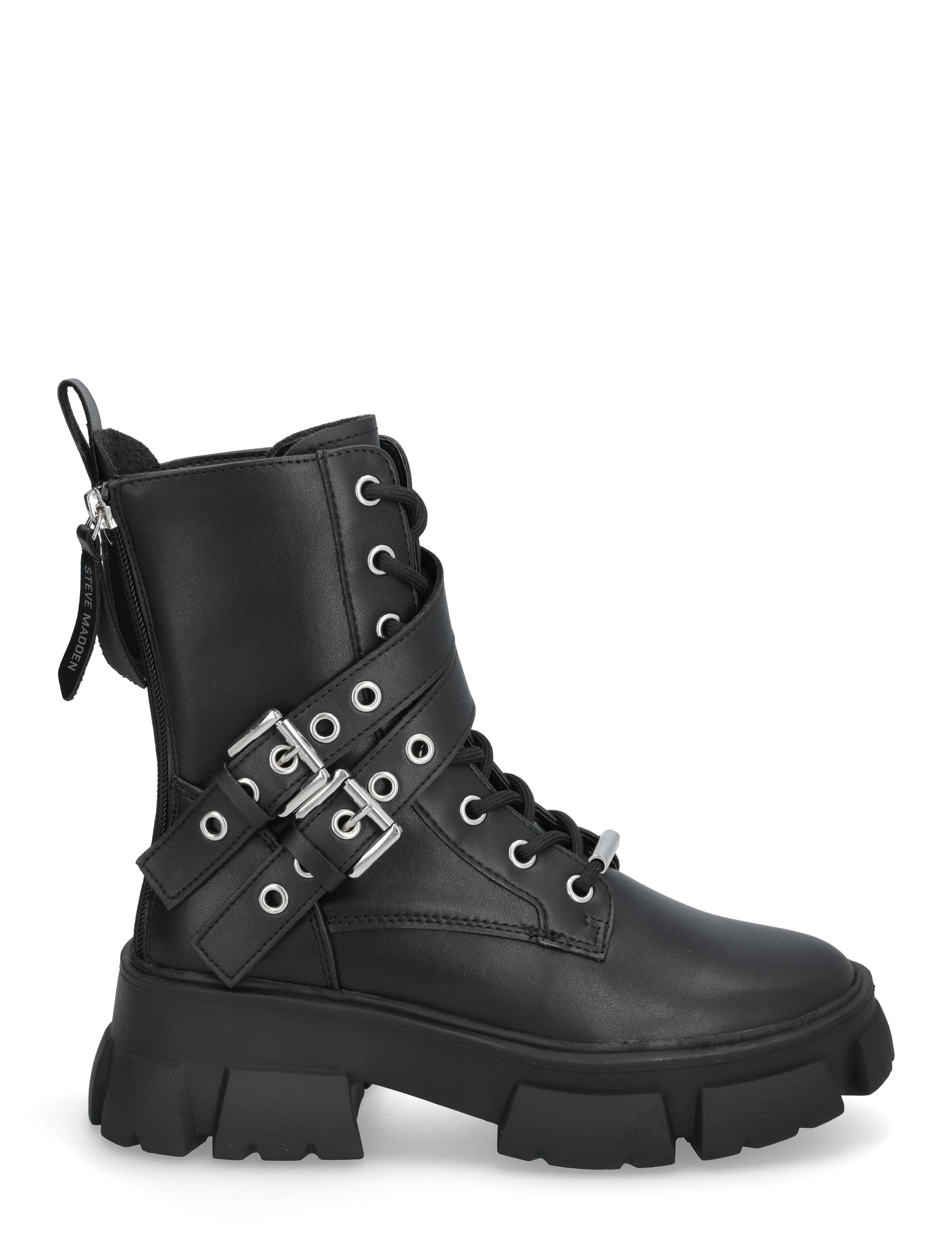 Steve Madden - Traction Bootie - kängor - blk action leather - 1