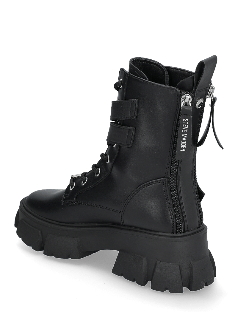 Steve Madden - Traction Bootie - paeltega saapad - blk action leather - 2