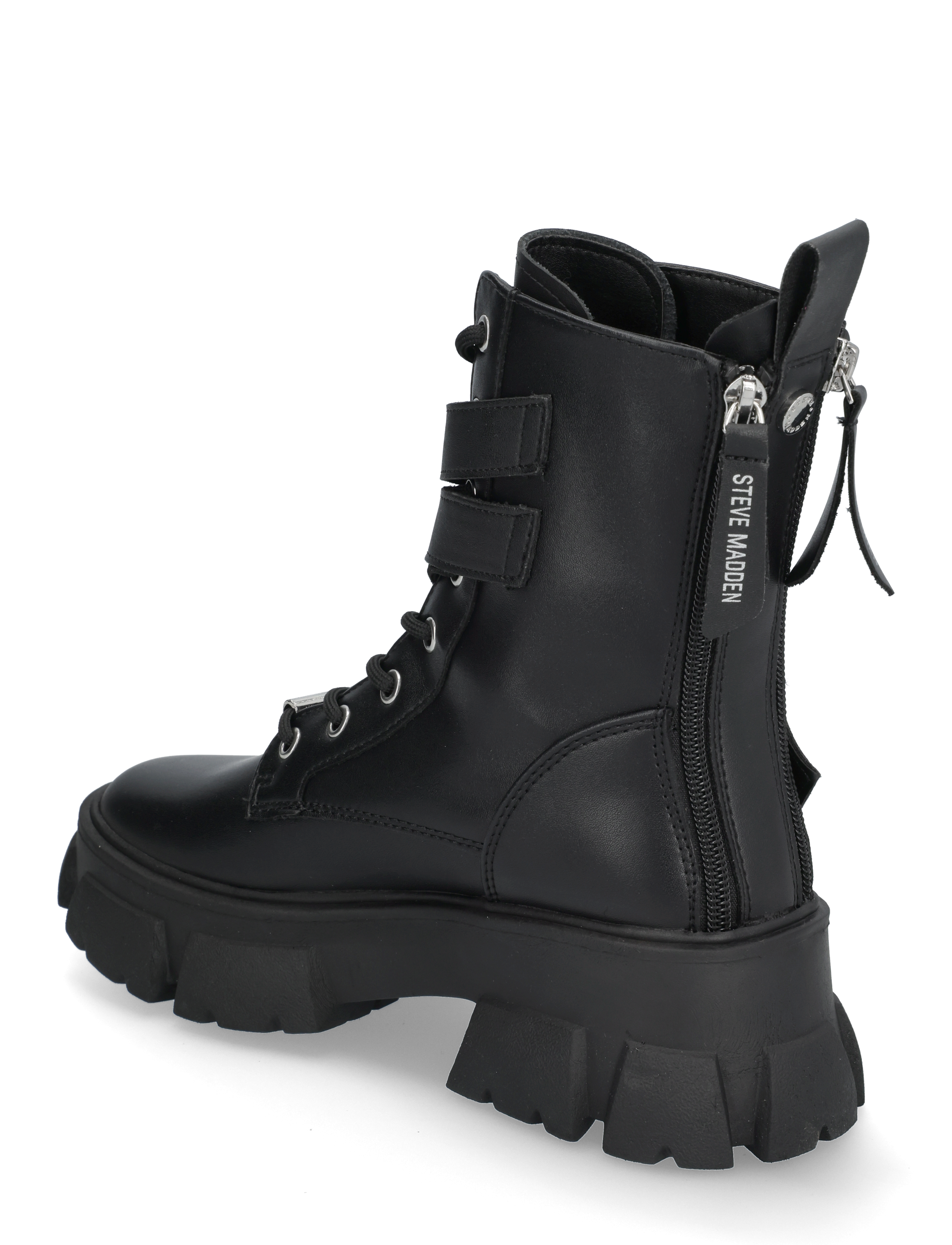 Steve Madden - Traction Bootie - kängor - blk action leather - 2