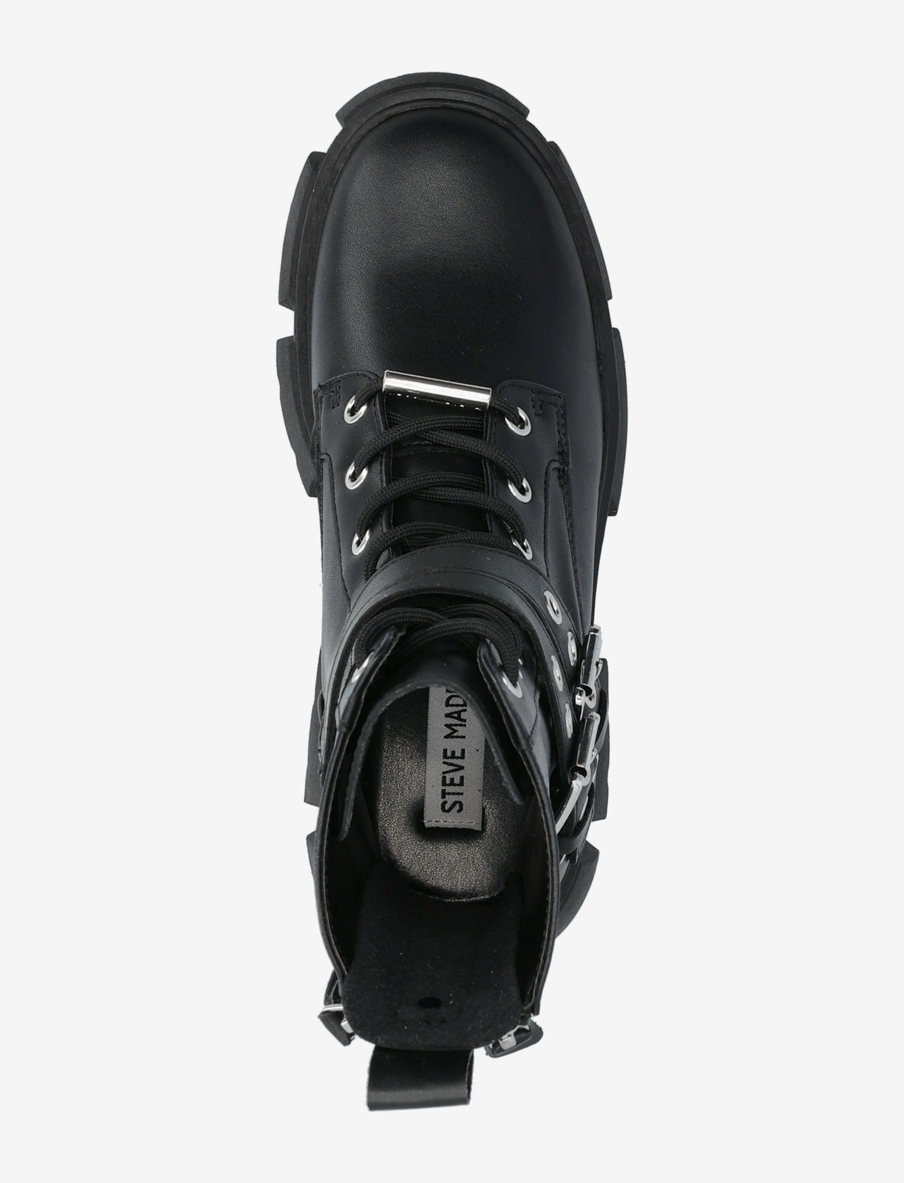 Steve Madden - Traction Bootie - laced boots - blk action leather - 3