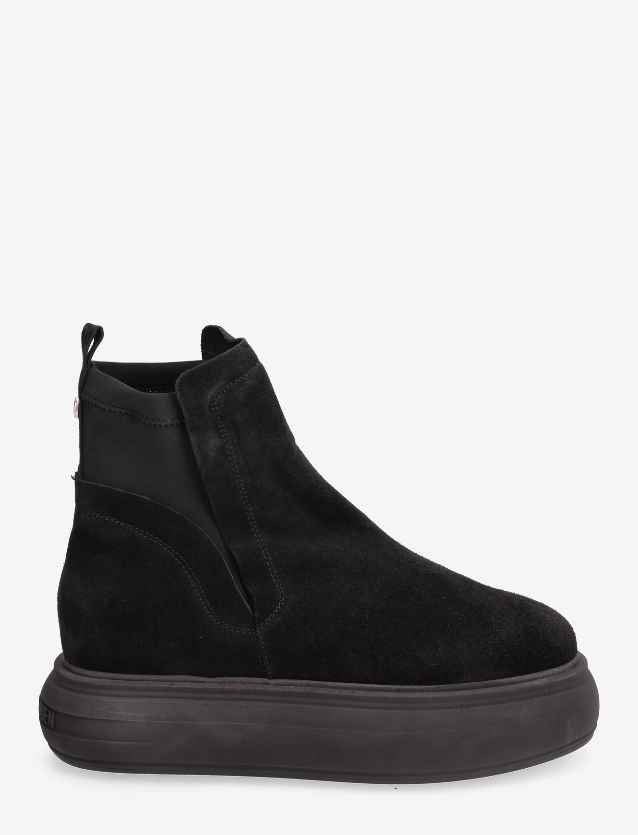 Steve Madden - Hagar Bootie - flat ankle boots - black suede - 1