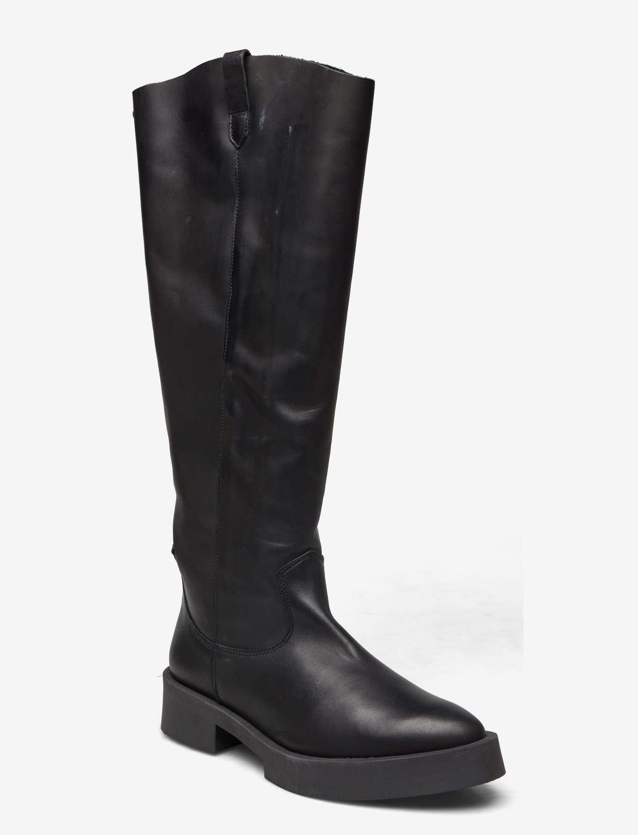 Steve Madden - Merle Boot - langskaftede støvler - black leather - 0
