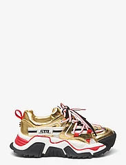 Steve Madden - Kingdom-E Sneaker - laisvalaiko batai storu padu - gold/red - 1